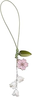 Flower Phone Charm and Keychain for Purses and Bags