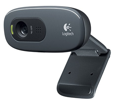 C270 Desktop or Laptop Webcam, HD 720p Widescreen for Video Calling and Recording (Renewed)
