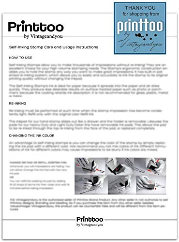 Self-Inking Rubber Stamp for Office Use