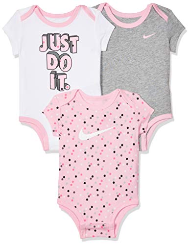 Infant Short Sleeve Bodysuits 3 Pack (Multi(06G158-A8F)/P, 6 Months)