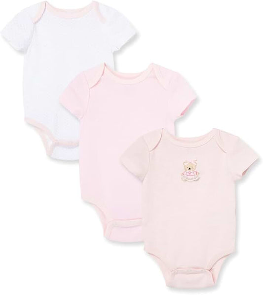 Baby Girl Cotton Bodysuits Pack for Newborn to 9 Months