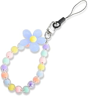 Beaded Flower Phone Strap and Keychain