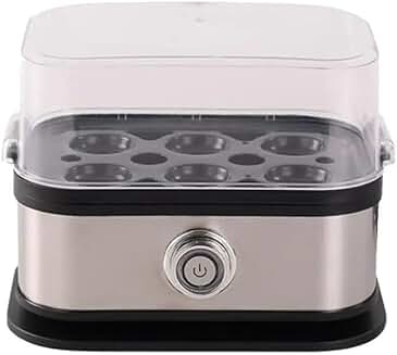 Electric Stainless Steel Egg Cooker for Poaching Steaming and Frying
