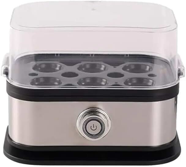 Electric Stainless Steel Egg Cooker for Poaching Steaming and Frying