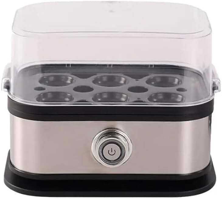 Electric Stainless Steel Egg Cooker for Poaching Steaming and Frying