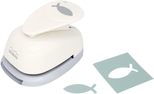 1.5 Inch Fish Symbol Lever Action Craft Punch