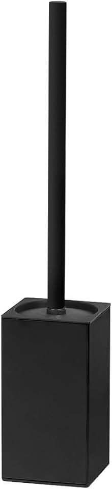 Black Stainless Steel Toilet Brush Holder for Bathroom Storage