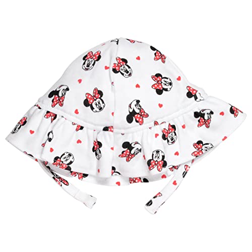 Minnie Mouse   Baby Girls Cuddly Snap Romper and Sunhat Red 6-9 Months