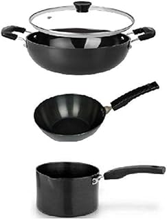 Hard Anodized Non-Stick Cookware Set with Lid