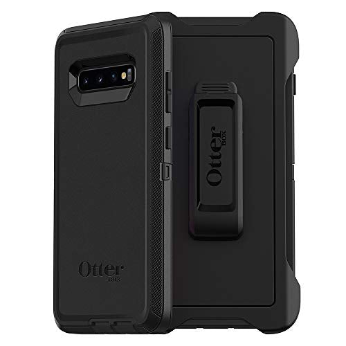 DEFENDER SERIES SCREENLESS EDITION Case for Galaxy S10+ - BLACK