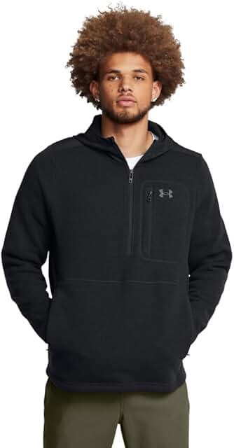 Men's Half Zip Hooded Sweatshirt