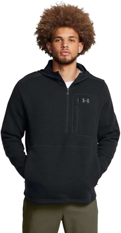 Men's Half Zip Hooded Sweatshirt