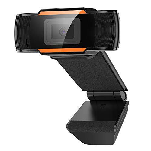 1080P HD Webcam with Microphone, Webcam for Gaming Conferencing, PC Laptop or Desktop Webcam, USB Computer Camera for Mac, Free-Driver Installation Fast Autofocus