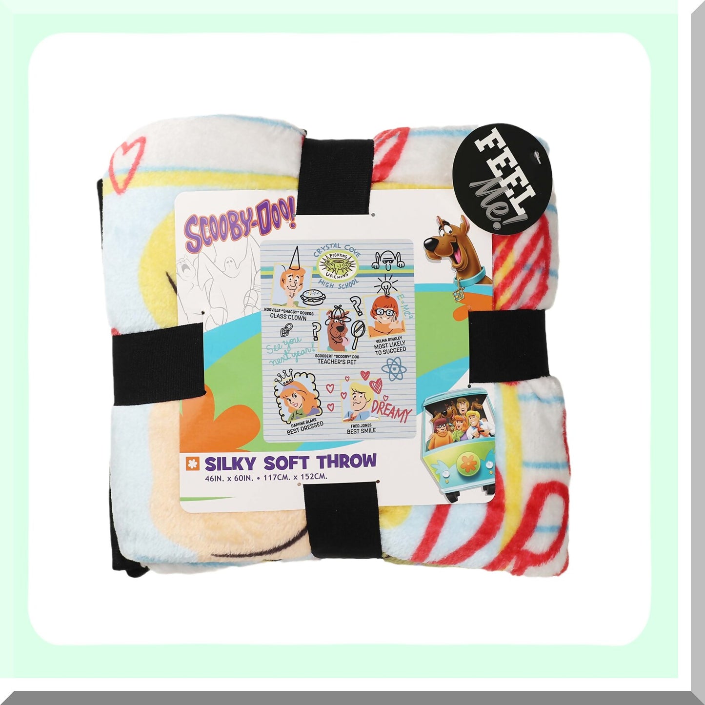 Scooby Doo Cozy Silk Touch Throw Blanket - 46" x 60" - School Memories Edition