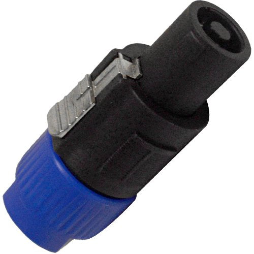 '- SAPT215-2Pack - 2 Pack of Speakon to 1/4 Inch Female Mono Adapters - Convert 1/4" Cables to Speakon Connection