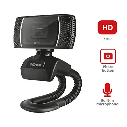 Webcam - USB 2.0 - 8 Megapixel Interpolated - 1280 x 720 Video - Microphone