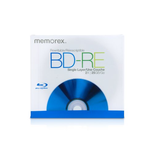 25GB Blu-ray BD-RE 2x RE-Writeable