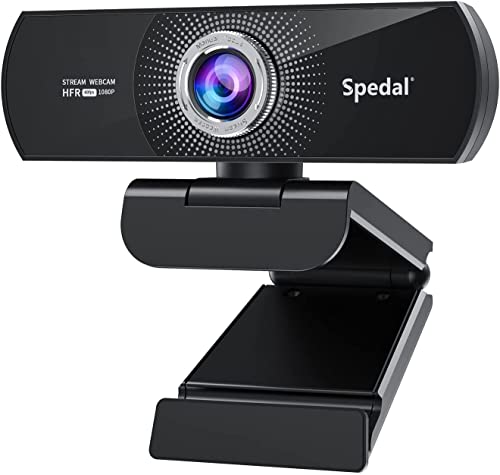 Webcam 1080p HD 60fps with Microphone, Software Webcam Laptop Desktop Mac USB, Pro Streaming Web Camera for Conferencing Zoom Meeting Gaming Skype Video Calling Recording