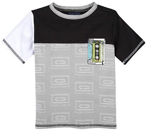 Baby Boys  Cassette Pocket Tee-Infant, Black, 3 6