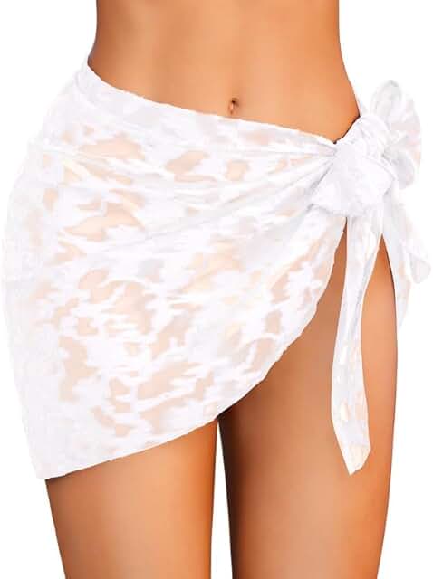 Women’s Beach Sarong Wraps in Chiffon, S-3XL
