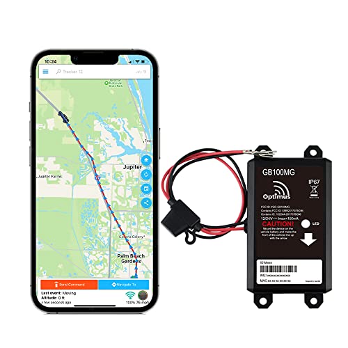 Optimus GB100M 4G LTE Car Battery GPS Tracker