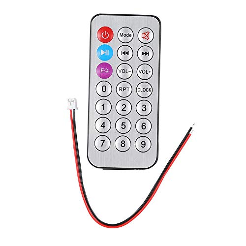 Bluetooth Speaker DIY Kit MP3 Music Pack Stereo Sound 3W Mini Power Amplifier with Remote Control,Support Bluetooth, Power-Off Memory,TF Memory Card/U Disk to Play Music(Transparent)