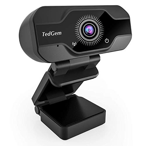 HD Pro Webcam, 8MP Fixed Focus 4K/1080P Full HD Webcam USB Webcam Desktop Laptop Camera Live Streaming Webcam Built-in Mic Widescreen HD Video Webcam, Flexible Rotatable Clip[Upgraded Version]