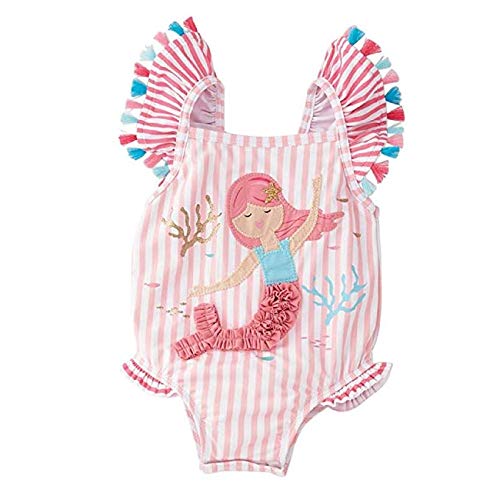 Mermaid ONE PC Swimsuit Pink