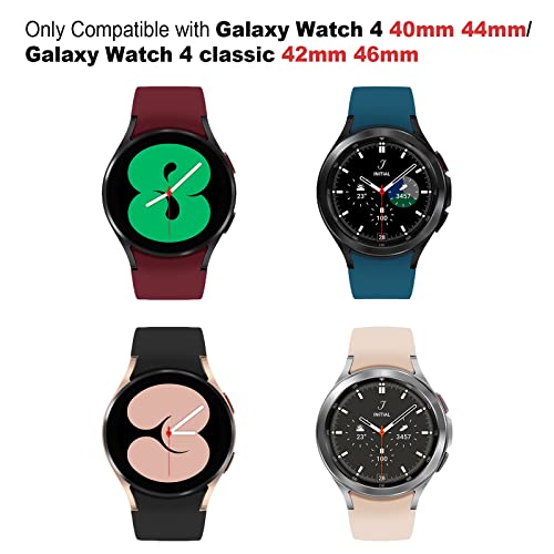10 Pack Bands Compatible for Samsung Galaxy Watch 5 Galaxy Watch 4 40mm 44mm / Galaxy Watch 4 Classic 42mm 46mm Band, Silicone Strap with Colorful Bucklefor Galaxy Watch 5 Pro 45mm Women Men