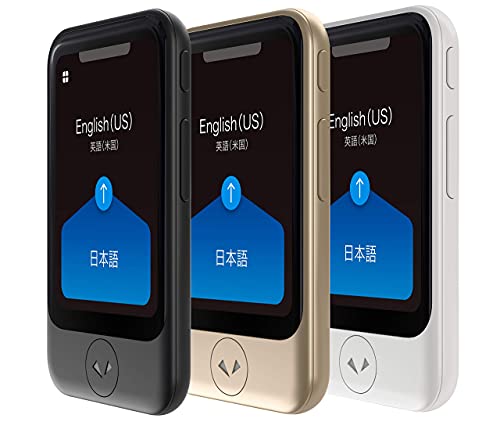 Model S Real Time Two-Way 82 Language Voice Translator with 2 Year Built-in Data and Text-to-Translate Camera & HIPAA Compliant/Black