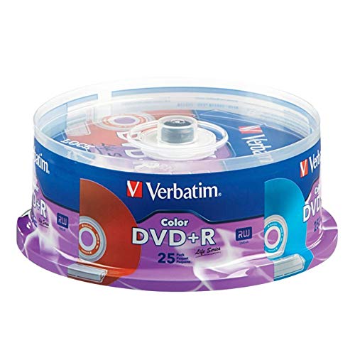 4.7GB 16X Color DVD+R Spindle, 25/Pack