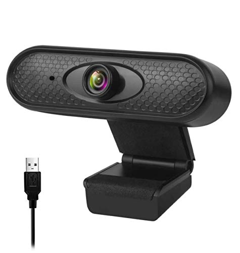 1080P Webcam with Built-in Microphone HD Web Camera Plug&Play USB Webcam Driver-Free Anti-Interference Fast Transmission for Video Conferencing Recording Streaming