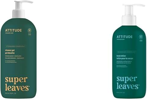 Body Wash and Lotion with Plant and Mineral Ingredients