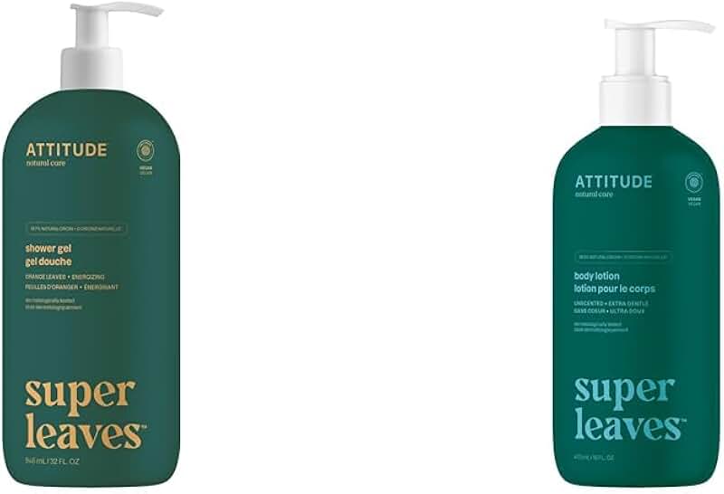 Body Wash and Lotion with Plant and Mineral Ingredients
