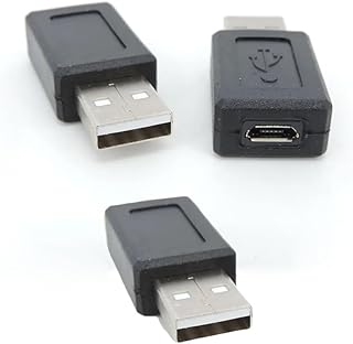 Three USB 2.0 adapters from Type A to Micro USB