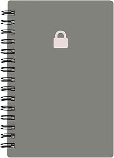 Spiral Password Book with Alphabetical Tabs