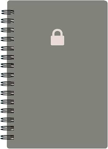 Spiral Password Book with Alphabetical Tabs