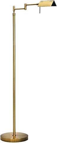 Dimmable LED Floor Lamp with Adjustable Height