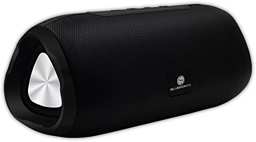 Bluetooth Speakers Portable Wireless Speaker Waterproof, Loud Crystal Clear HD Stereo Sound, Rich Bass Subwoofer, Built-in Microphone, Ipx6 for Shower, Home, Outdoor, Travel - Black