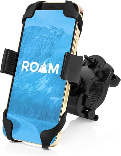 Bike Phone Mount for Handlebar, Adjustable for Electric, Mountain, Scooter, and Dirt Bikes