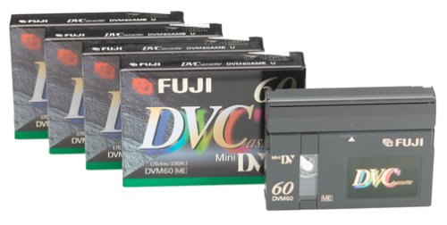 DVC60. MINI DV VIDEO CASSETTES 60MIN