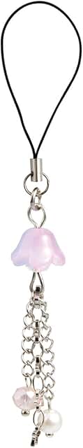 Cute Glass Beaded Jellyfish Phone Charm