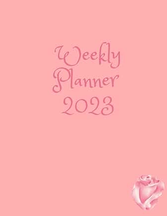 Pink Rose Weekly Planner for 2023