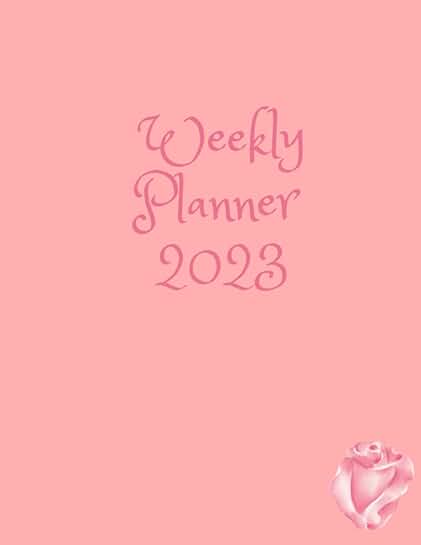 Pink Rose Weekly Planner for 2023