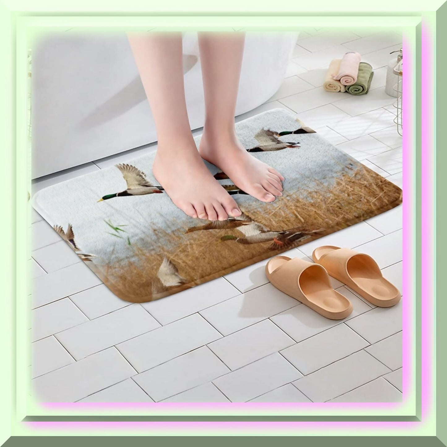 Mallard Duck Bath Mat 16" x 24"