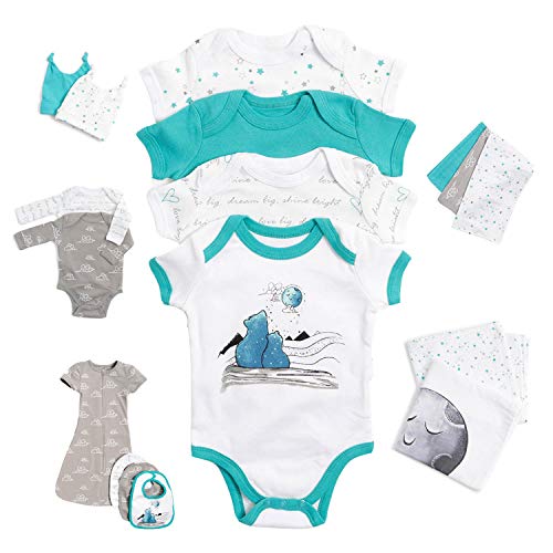 JumpOffJo   Layette Set (17 Pcs), 0-3 Months - Blue Bears