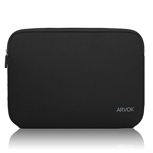 15-16 Inch Laptop Sleeve Multi-Color & Size Choices Case/Water-Resistant Neoprene Notebook Computer Pocket Tablet Briefcase Carrying Bag/Pouch Cover for HP/Dell/Lenovo/Asus/Acer, Black