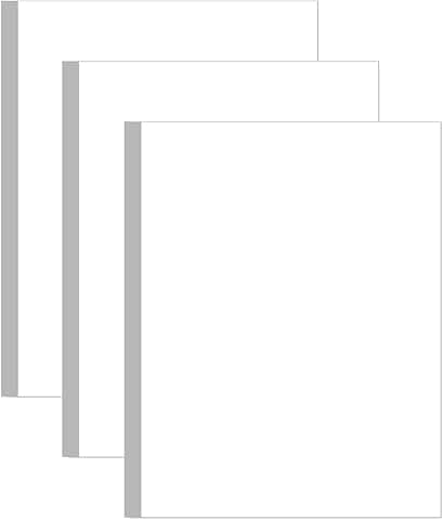 7" x 9.25" Blank Loose-Leaf Paper, 300 Sheets
