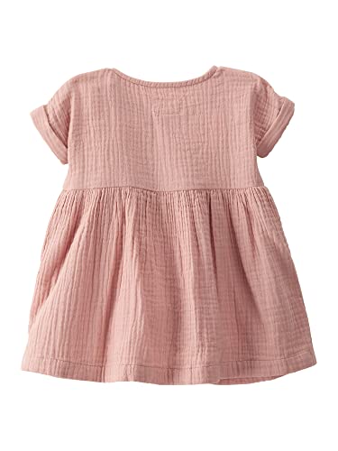 Baby Girls'  Cotton Dress, Blush, 3 Months