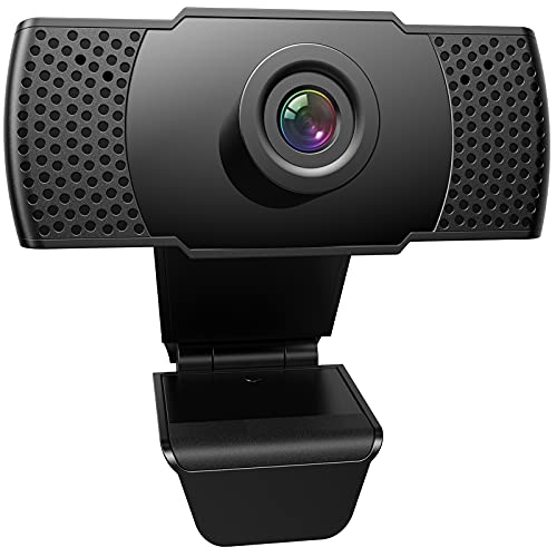 2K Webcam with Microphone, New Upgraded 2048 x 1080 FHD Computer Camera, Plug and Play,90 Wide Angle USB Camera for Computer PC Laptop Zoom Skype Meeting Video Calling Conferencing Games